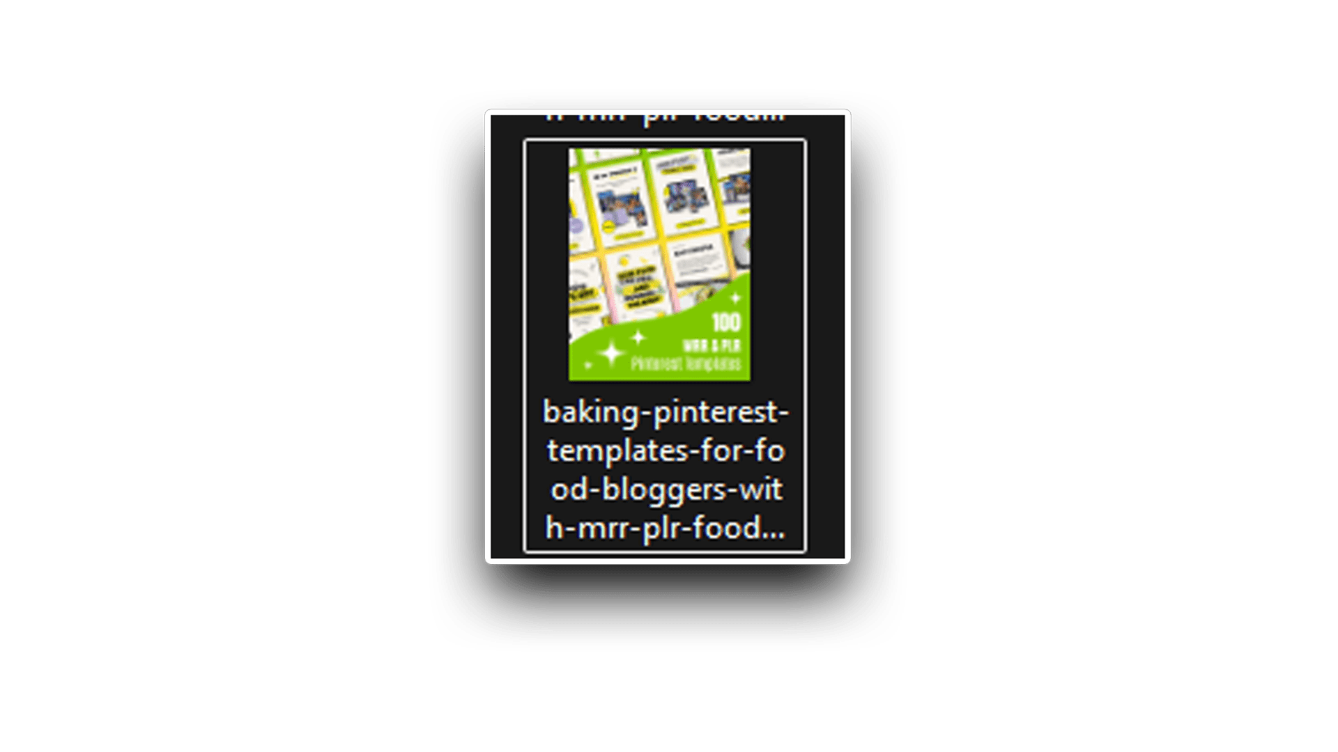 Pinterest pin templates product image with an optimized file name: food-blogger-pinterest-templates.