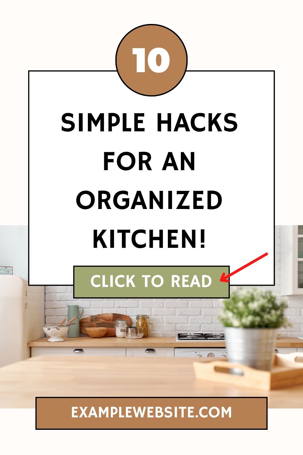 Example of a high-performing Pinterest pin showing a clear, prominent Call-to-Action button 'Click to Read.'