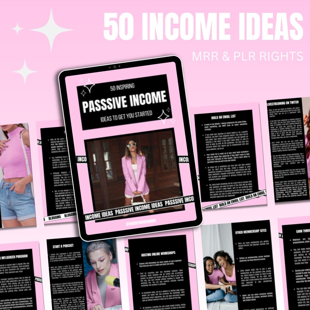 Passive Income Ideas eBook