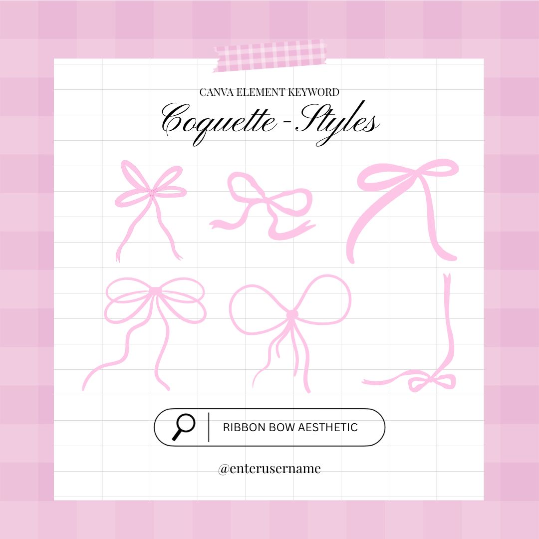 Coquette bow designs