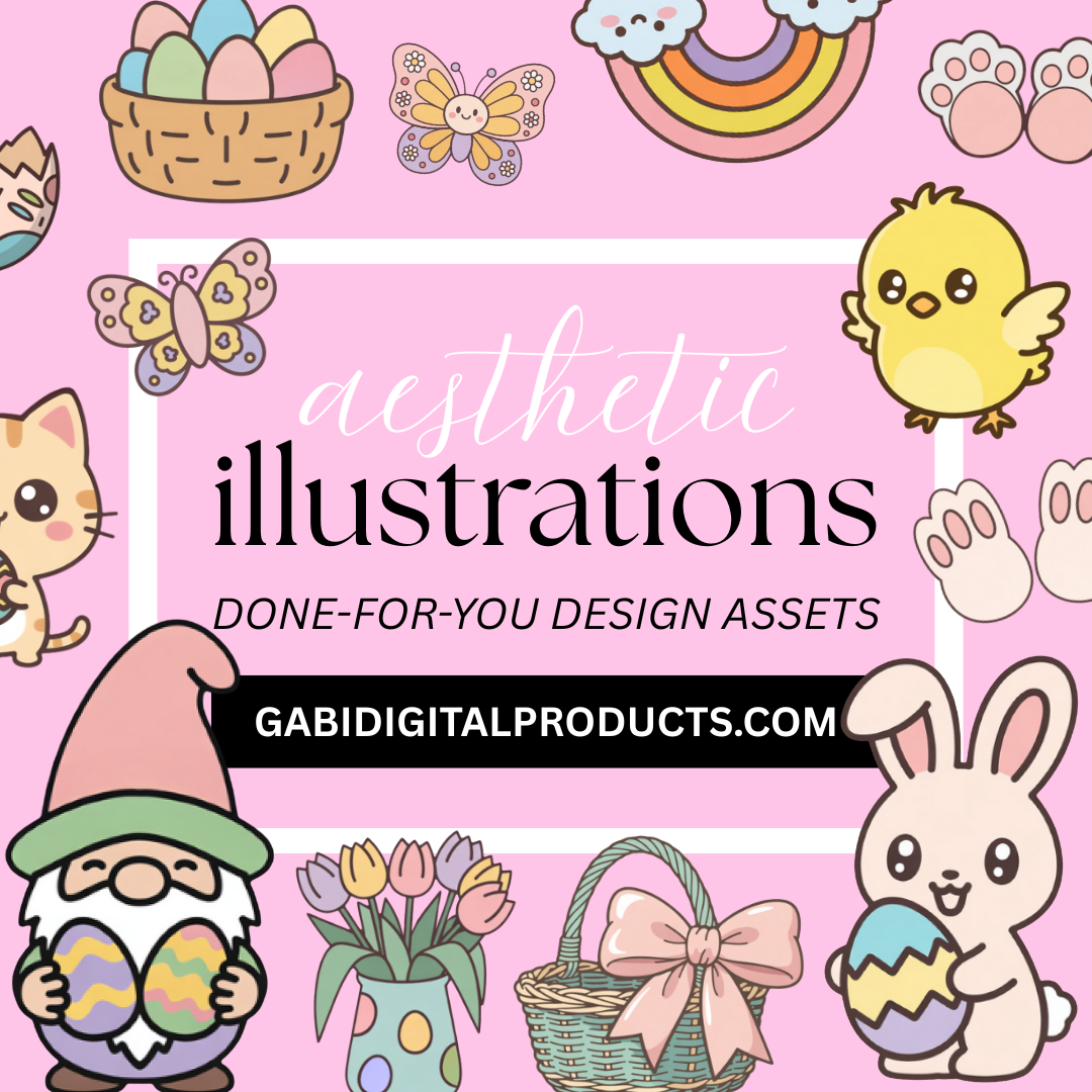 Kawaii Spring Clipart Bundle MRR PLR