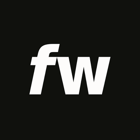 Fourthwall website builder logo, pink office decor for small spaces digital shop