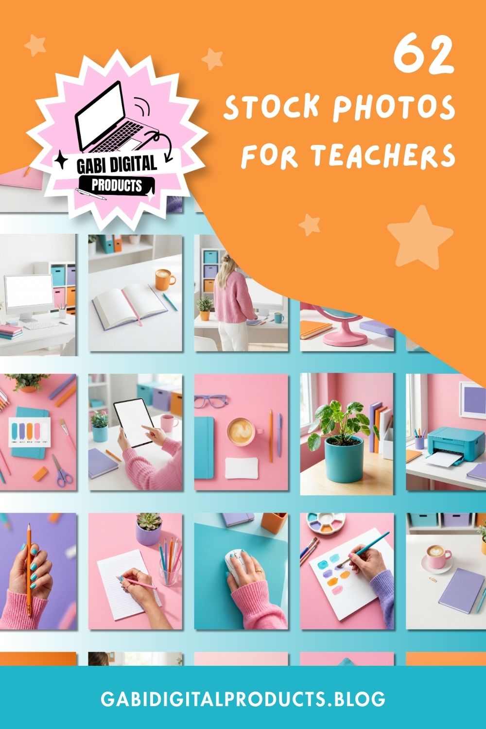 62 Stock Photos for Teachers - styled stock photo bundle preview