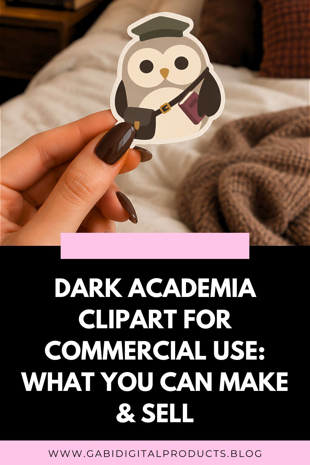 Dark Academia Clipart for Commercial Use: What You Can Sell